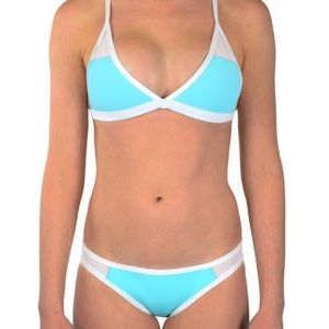 Hoaka swimwear turquoise set!